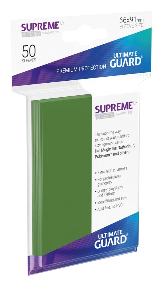 Ultimate Guard Supreme UX Sleeves Standard Size Green (50)