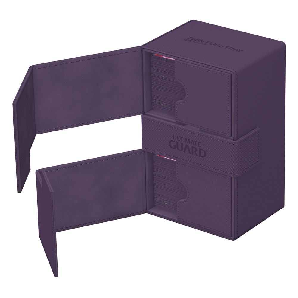 Ultimate Guard Twin Flip`n`Tray 160+ XenoSkin Monocolor Purple