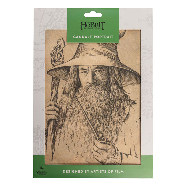 The Hobbit Art Print Portrait of Gandalf the Grey 21 x 28 cm